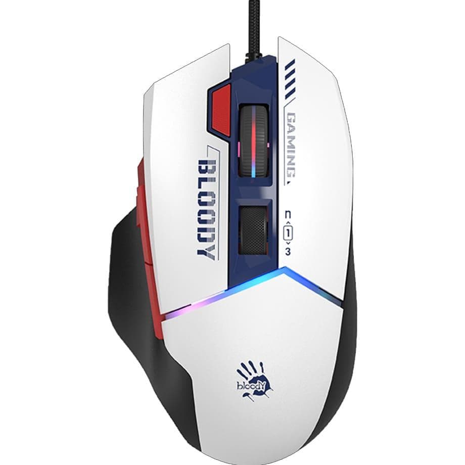 Миша Bloody W95 Ultra White Black