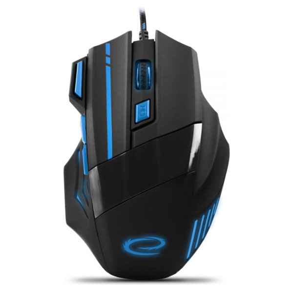 Миша Esperanza EGM201B Wolf USB Black-Blue