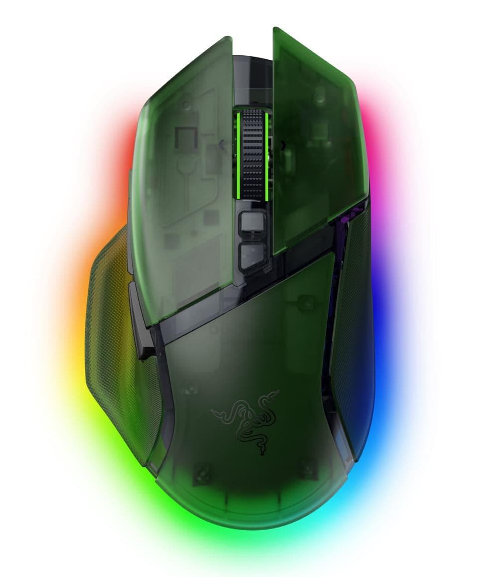 Миша Razer Basilisk V3 PRO Wireless 35K Phantom Green (RZ01-05240300-R3G1)