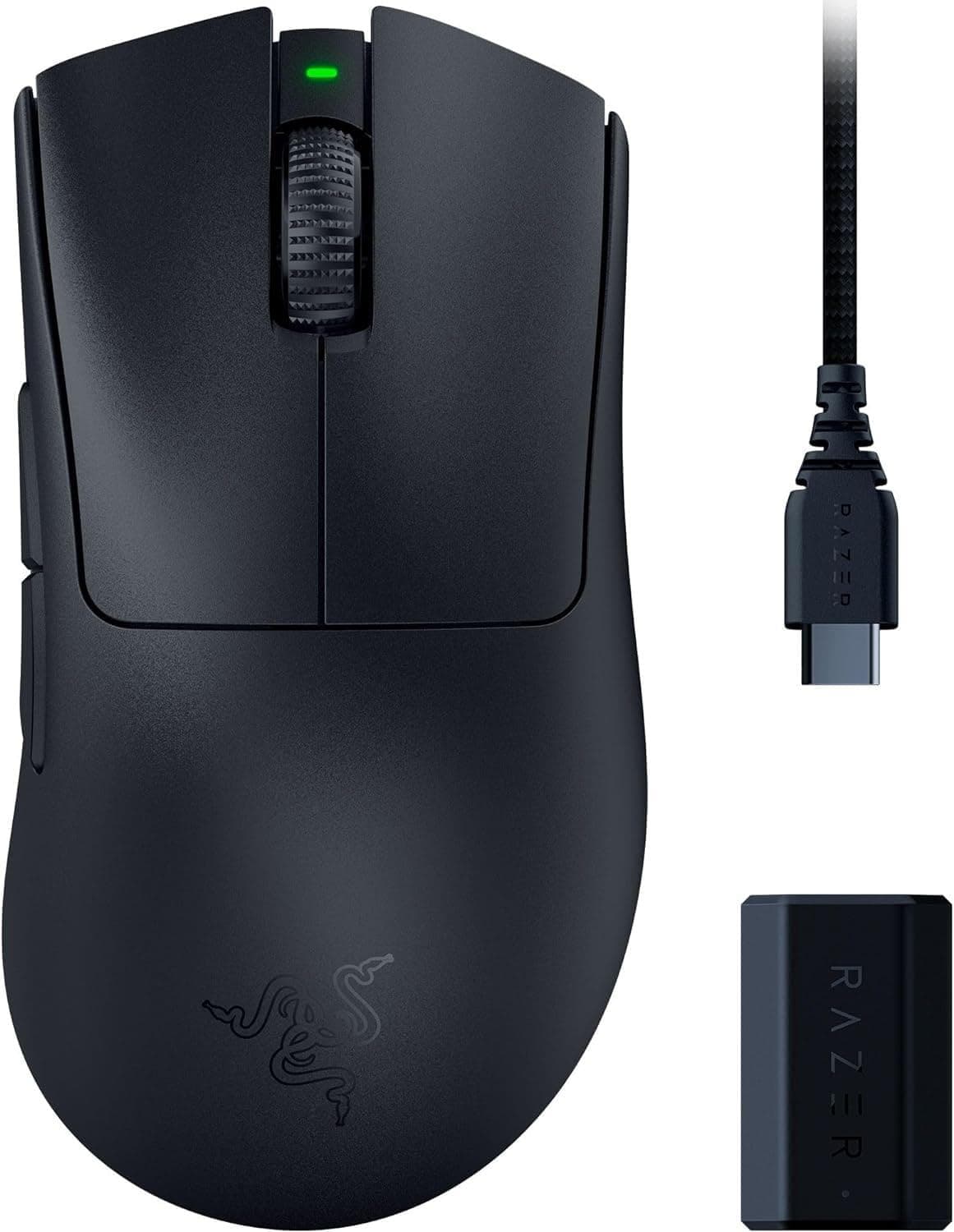 Миша Razer DeathAdder V3 PRO and HyperPolling Wireless Dongle (RZ01-04630300-R3WL)
