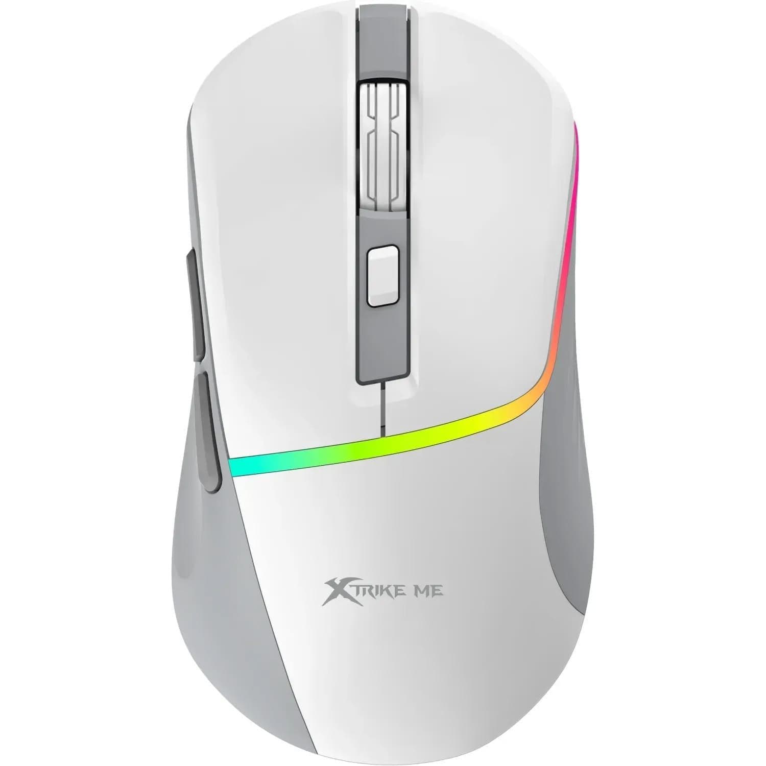 Миша XTRIKE ME GM-322 RGB White
