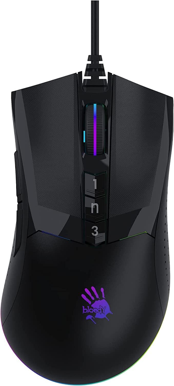 Миша A4Tech Bloody W90 Max USB Stone Black