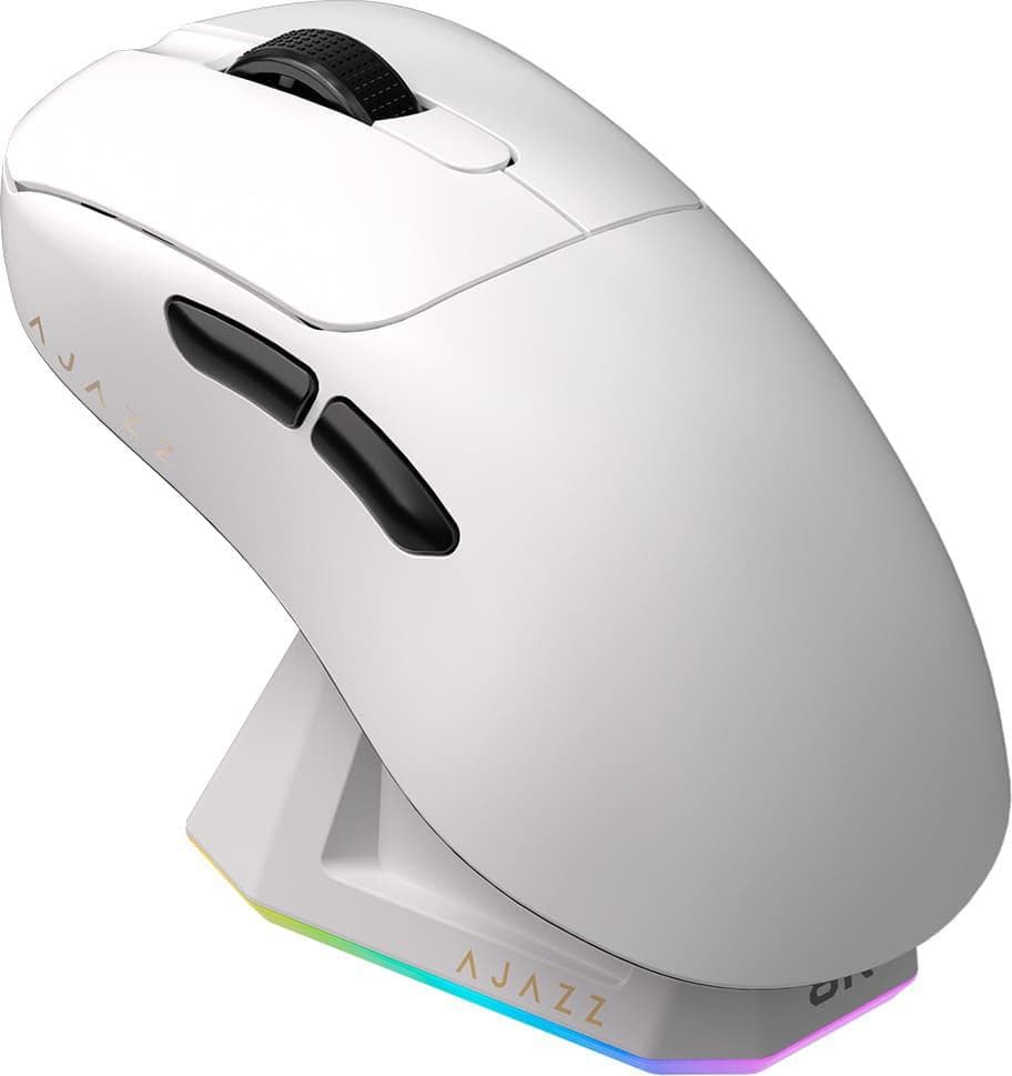 Миша Ajazz AJ179PRO 8K Charging Dock White