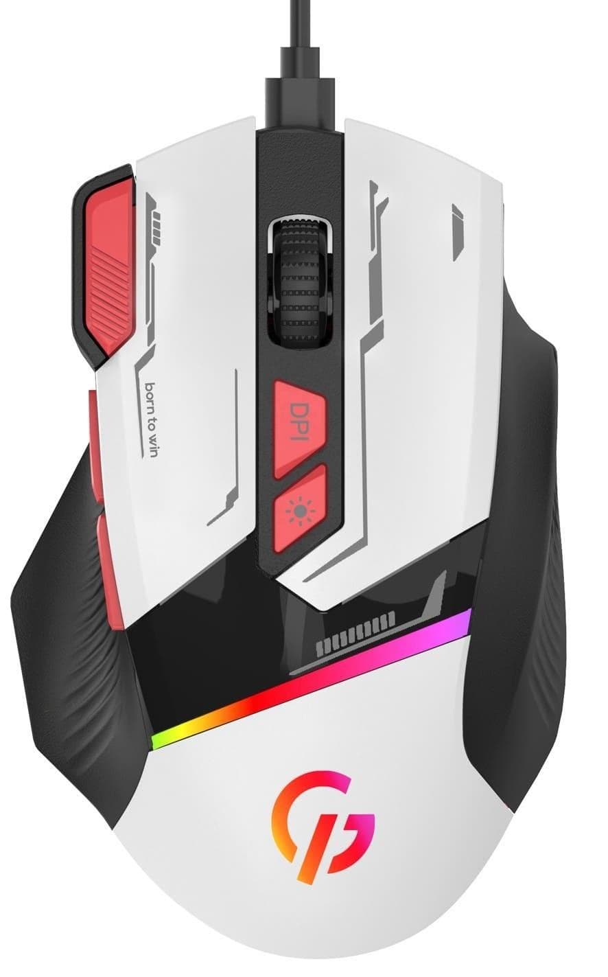 Миша GamePro GM300W RGB USB White