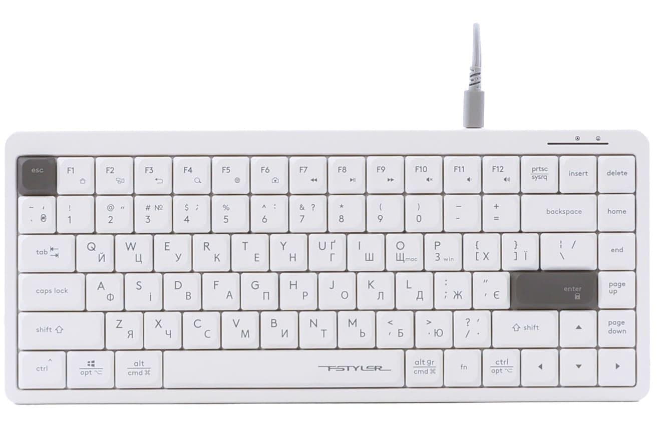 Клавіатура A4-Tech Fstyler FX53 (White)