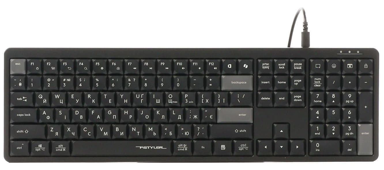Клавіатура A4-Tech Fstyler FX55 (Black)