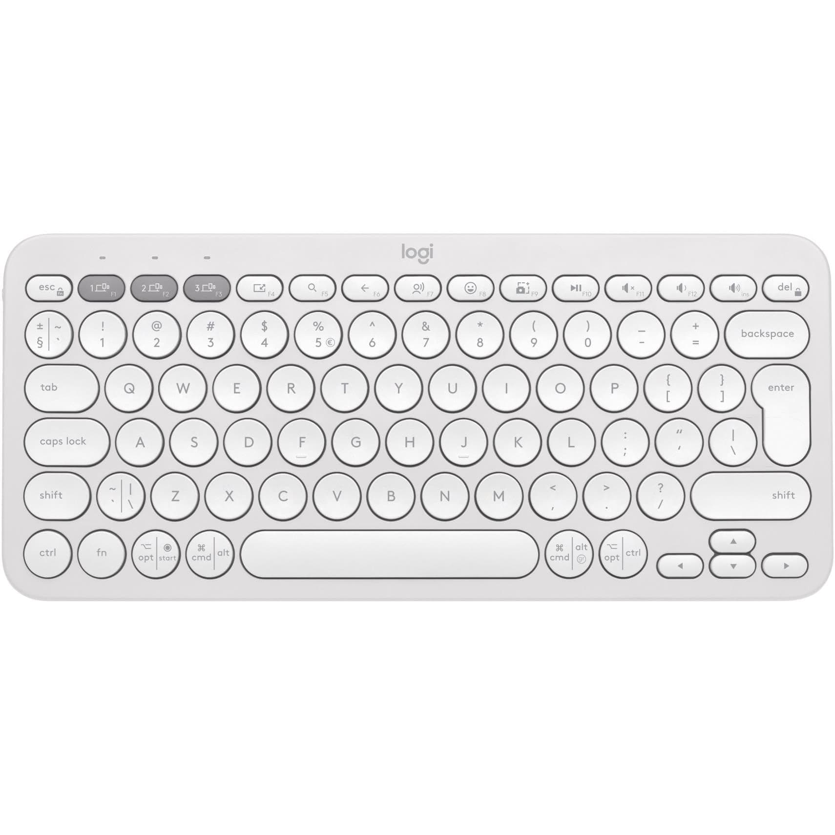 Клавіатура Logitech Pebble Keys 2 K380s (920-011852) White