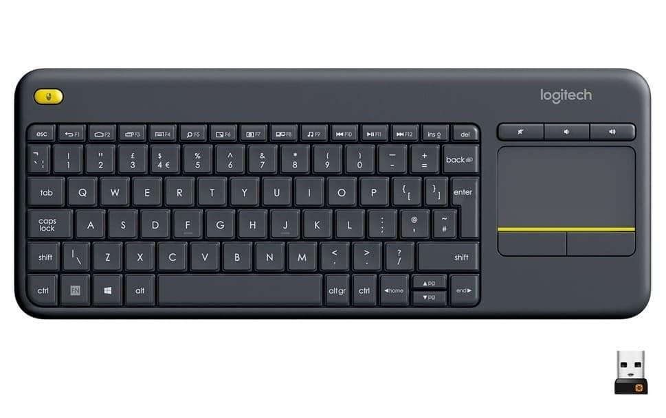 Клавіатура Logitech K400 Plus Wireless Touch (920-007145) Black