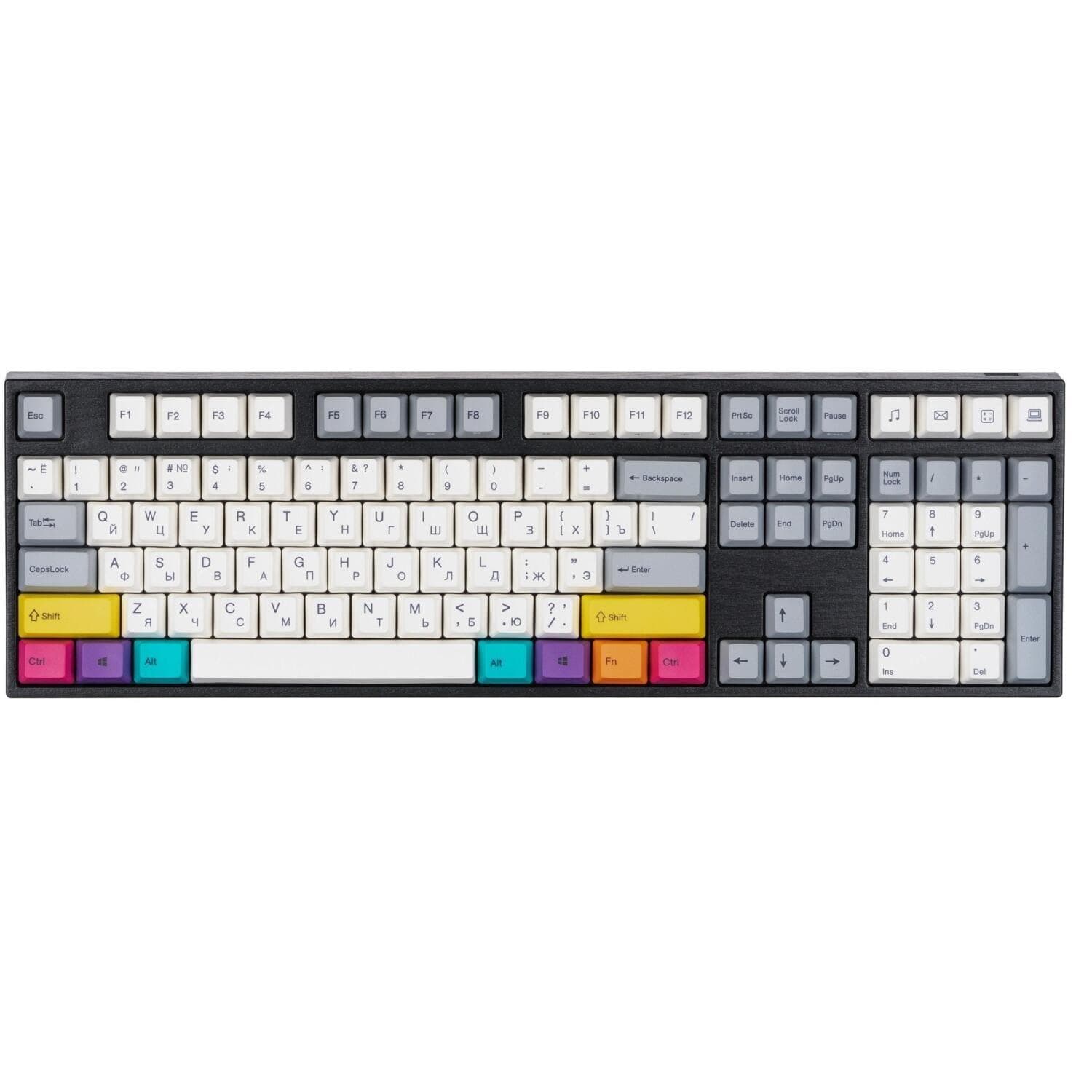 Клавіатура Varmilo APT108 CMYK Daisy L WL/USB-A White Led