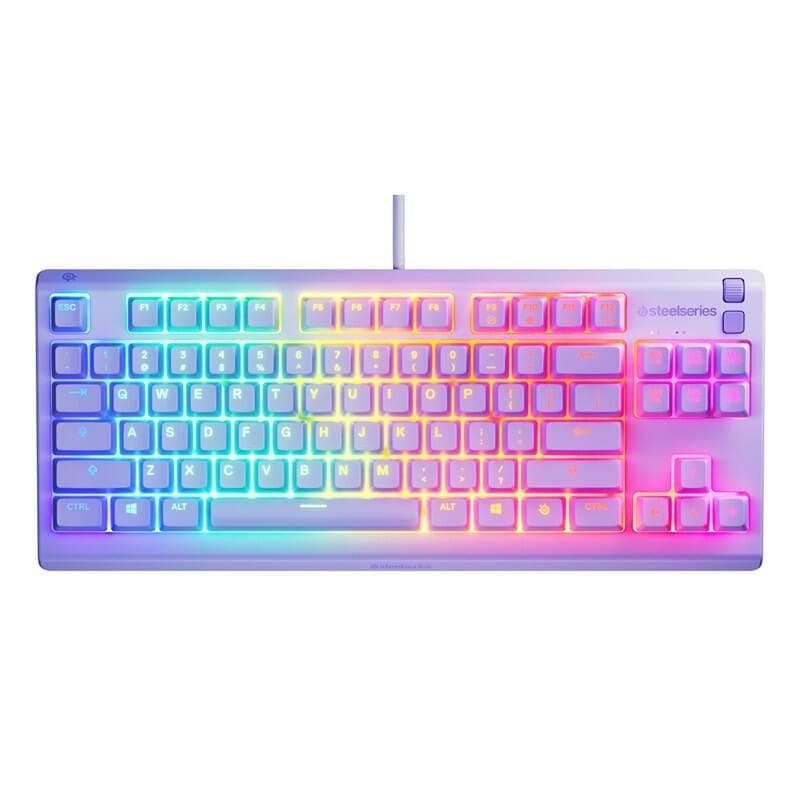 Клавіатура SteelSeries Apex 3 TKL UA Lavender