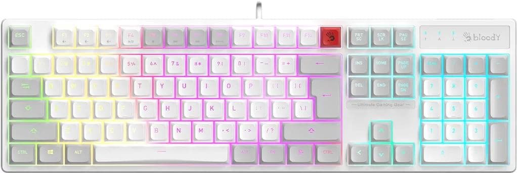 Клавіатура Bloody B230N USB White