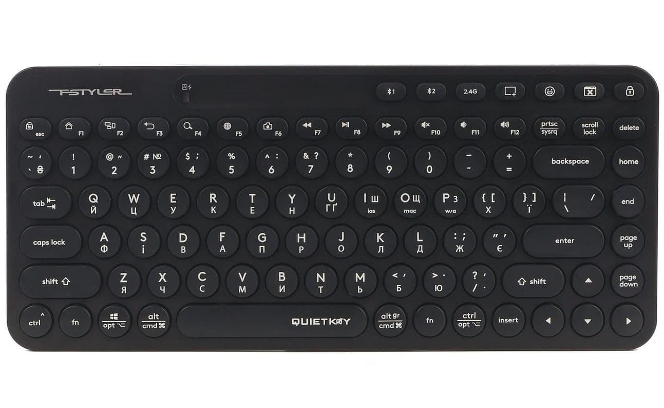 Клавіатура A4Tech Fstyler FBK36С AS Black