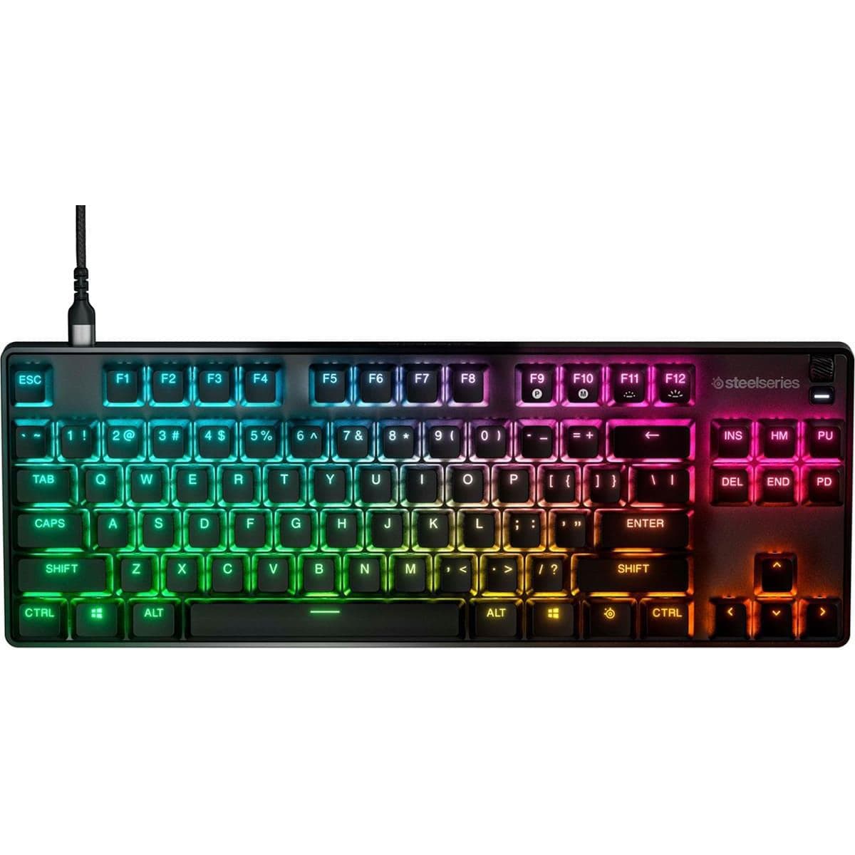 Клавіатура SteelSeries Apex 9 TKL RGB Linear OptiPoint Optical (64847) USB Black