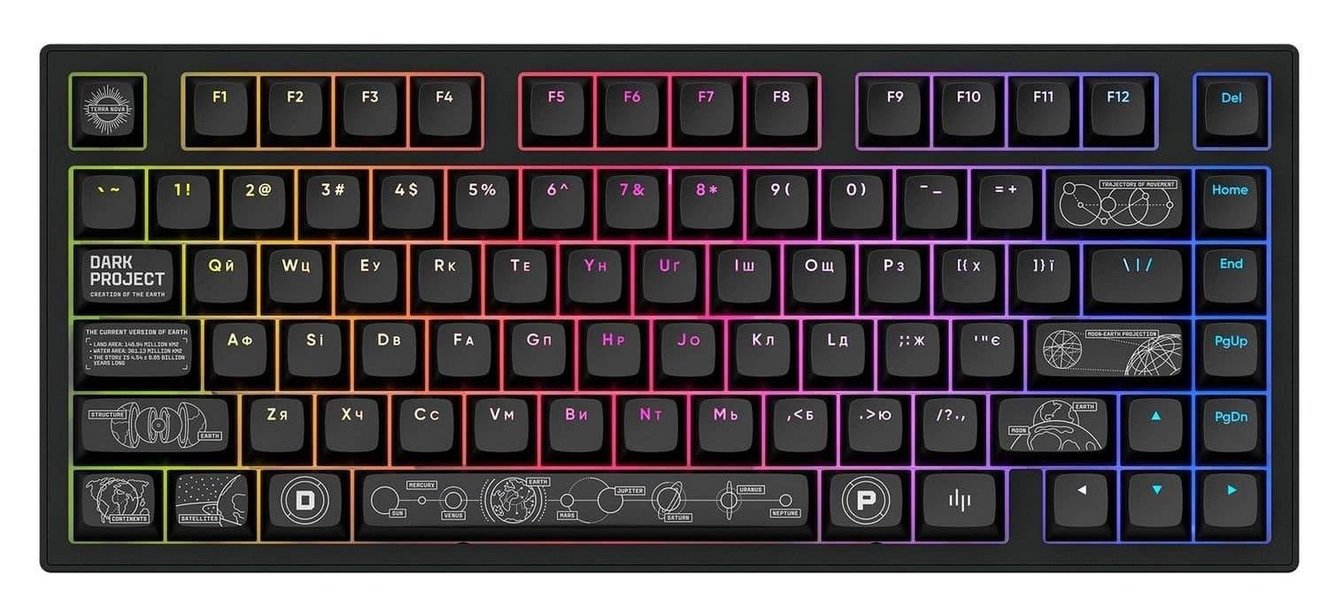 Клавіатура DARK PROJECT ALU81 Terra Nova ENG/UA (DPKB_NOVA_81_ANSI_BLACK_UA)