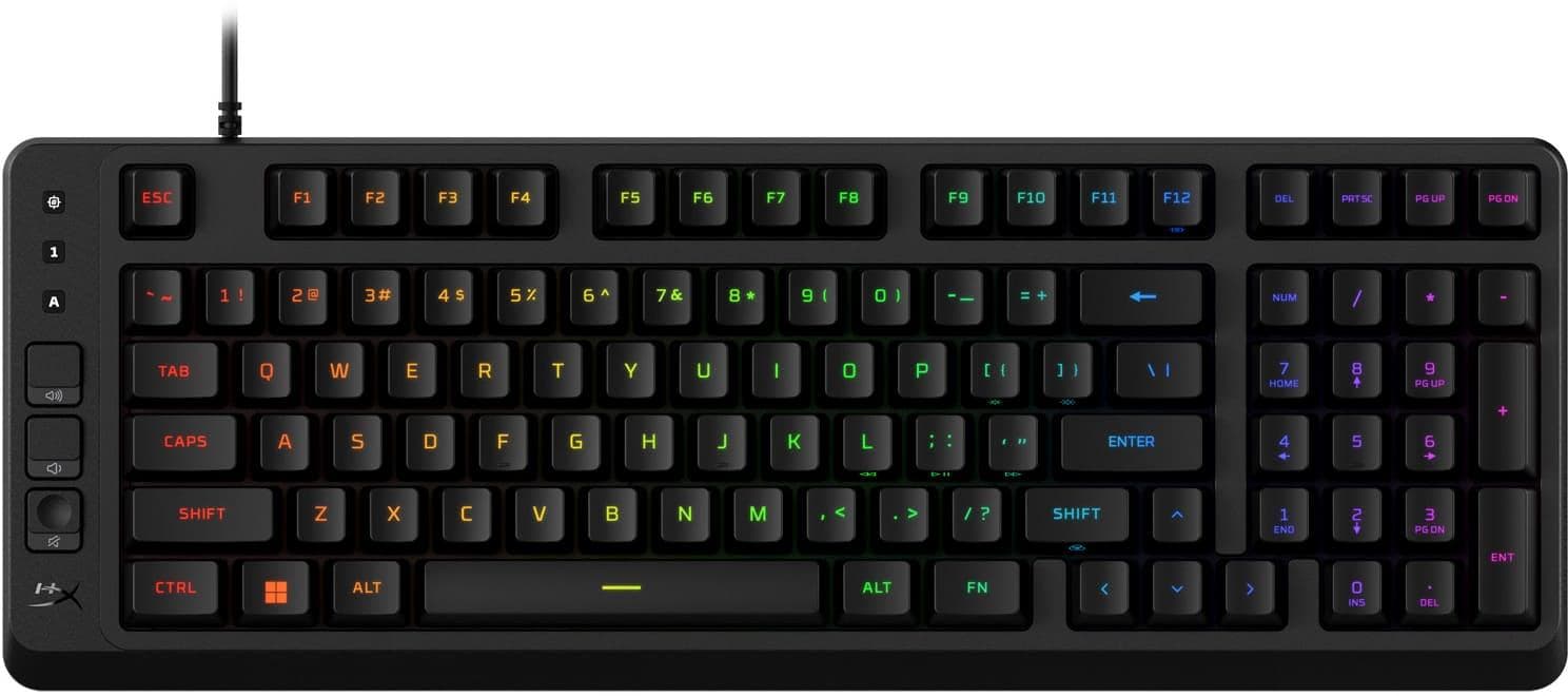 Клавіатура HyperX Alloy Origins EVE 1800 99key Red USB-A EN/UA RGB Black