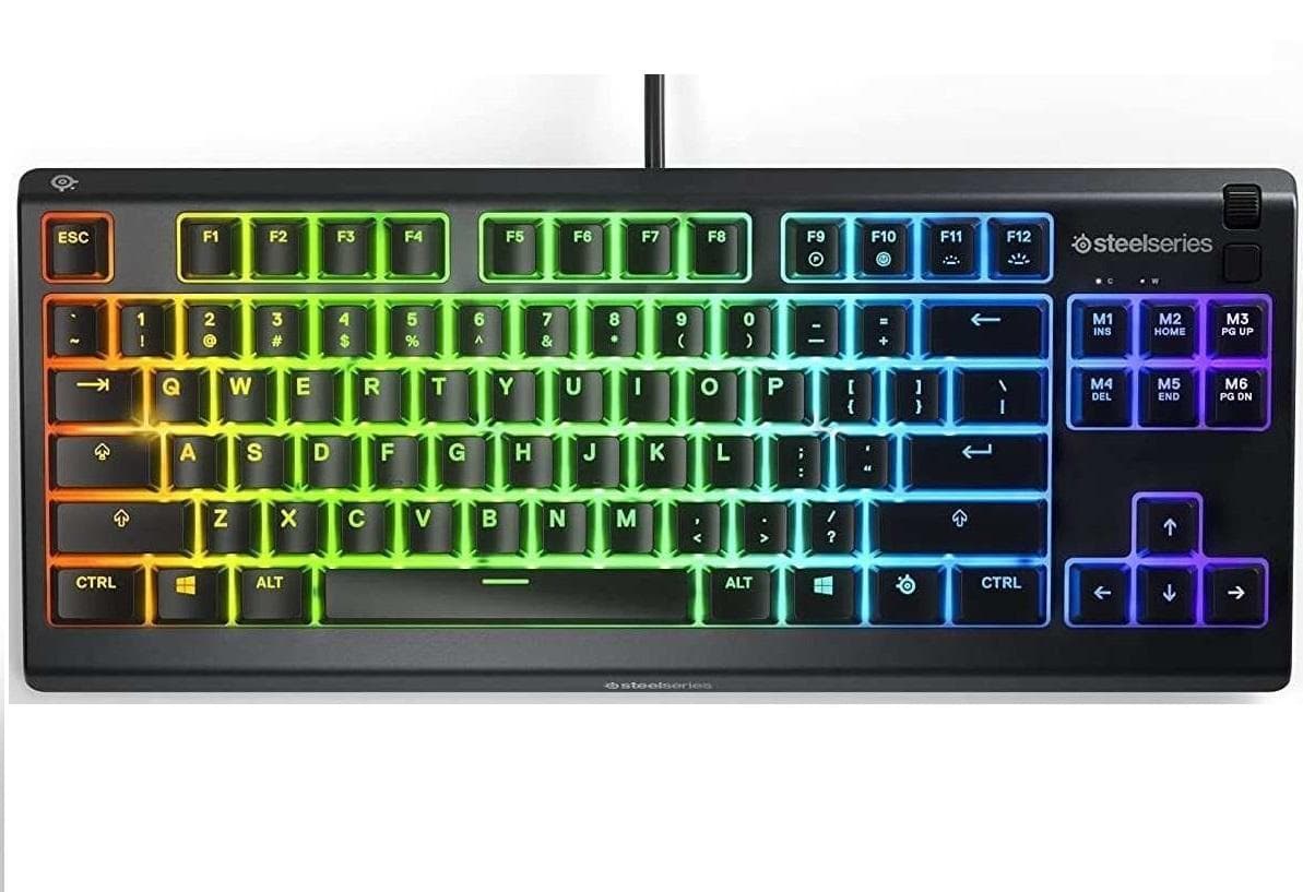 Клавіатура SteelSeries Apex 3 TKL RGB (64831) USB Black