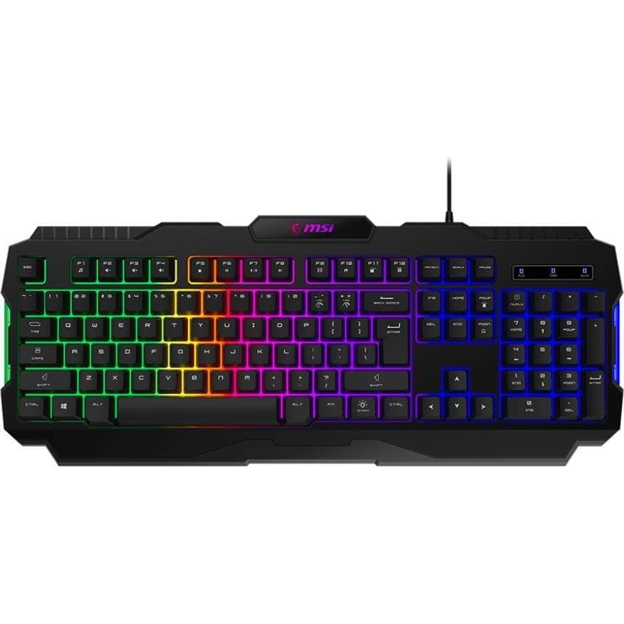 Клавіатура MSI FORGE GK100 Full Size EN/UA Black