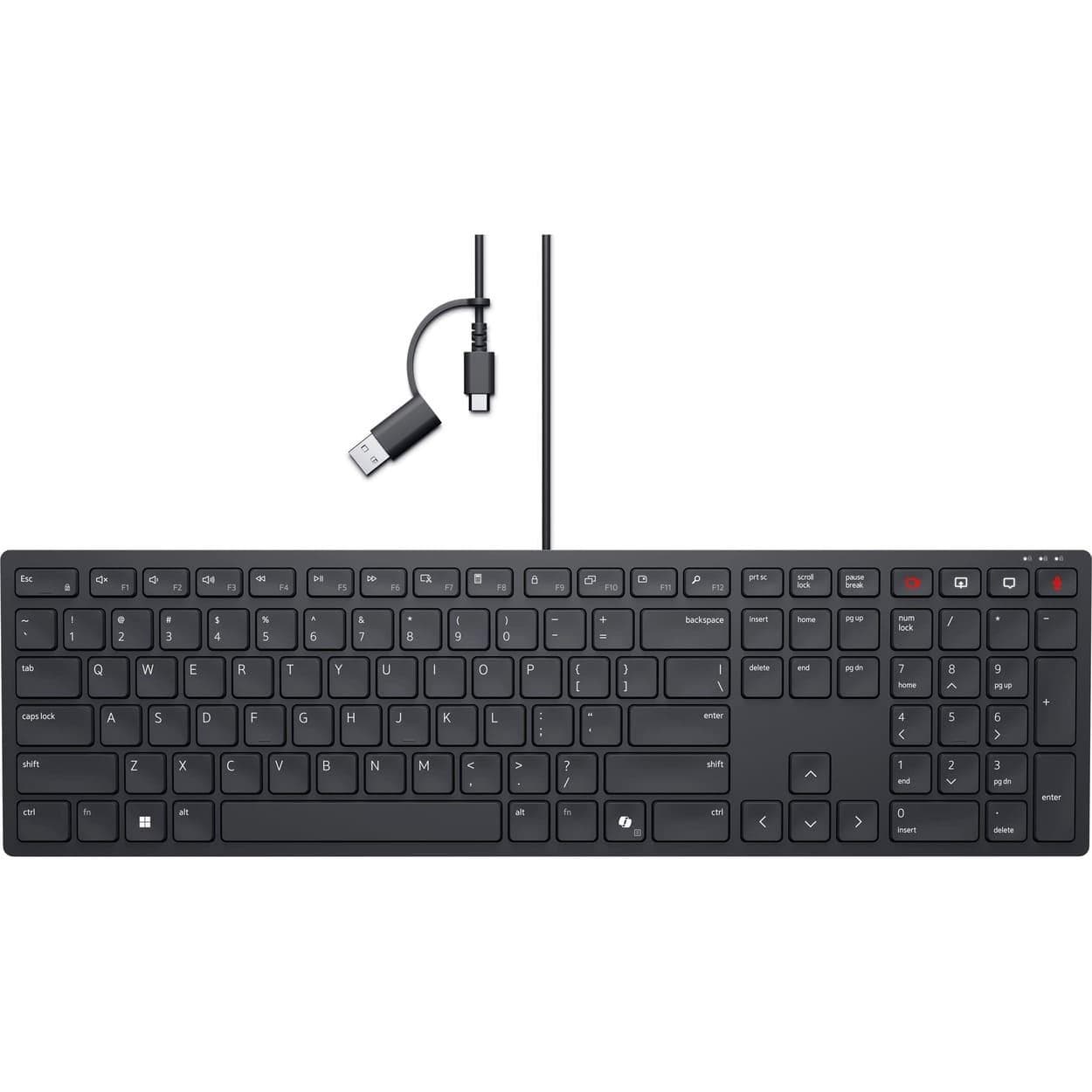 Клавіатура Dell KB525C Pro Wired Collaboration Keyboard Ukrainian