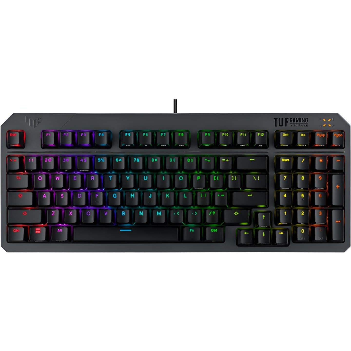 Клавіатура Asus TUF Gaming K3 Gen II UKR Opti-Mech RGB Red Switches