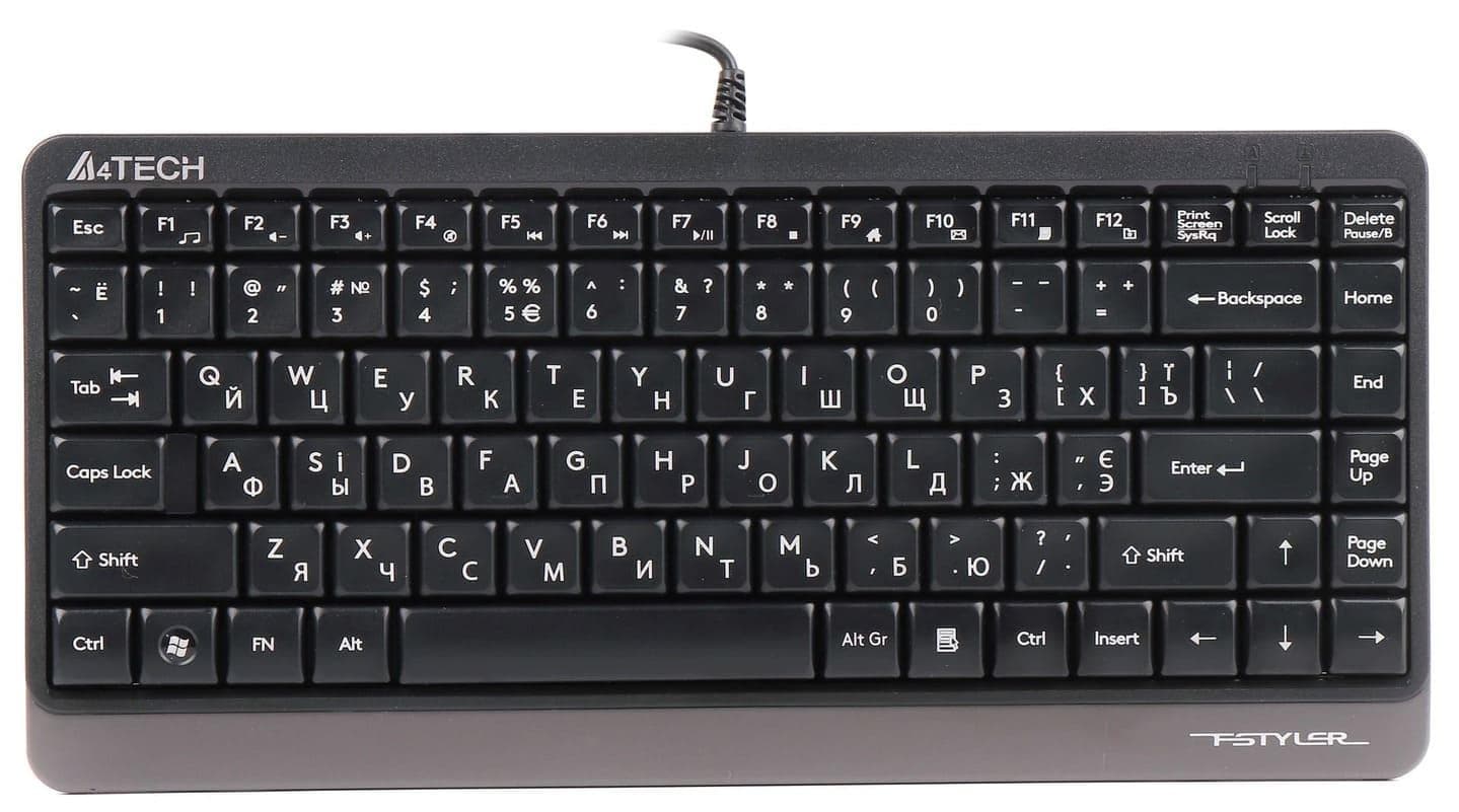 Клавіатура A4TECH Fstyler FK11 USB Grey