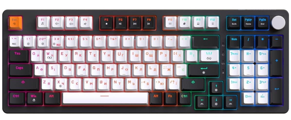 Клавіатура GamePro MK170B Outemu Red Hot-Swap RGB USB Black