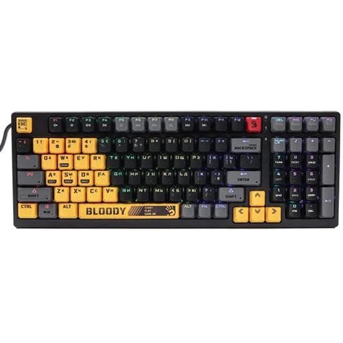 Клавіатура A4Tech Bloody S98 USB RGB Black-Lime (Sports Lime)