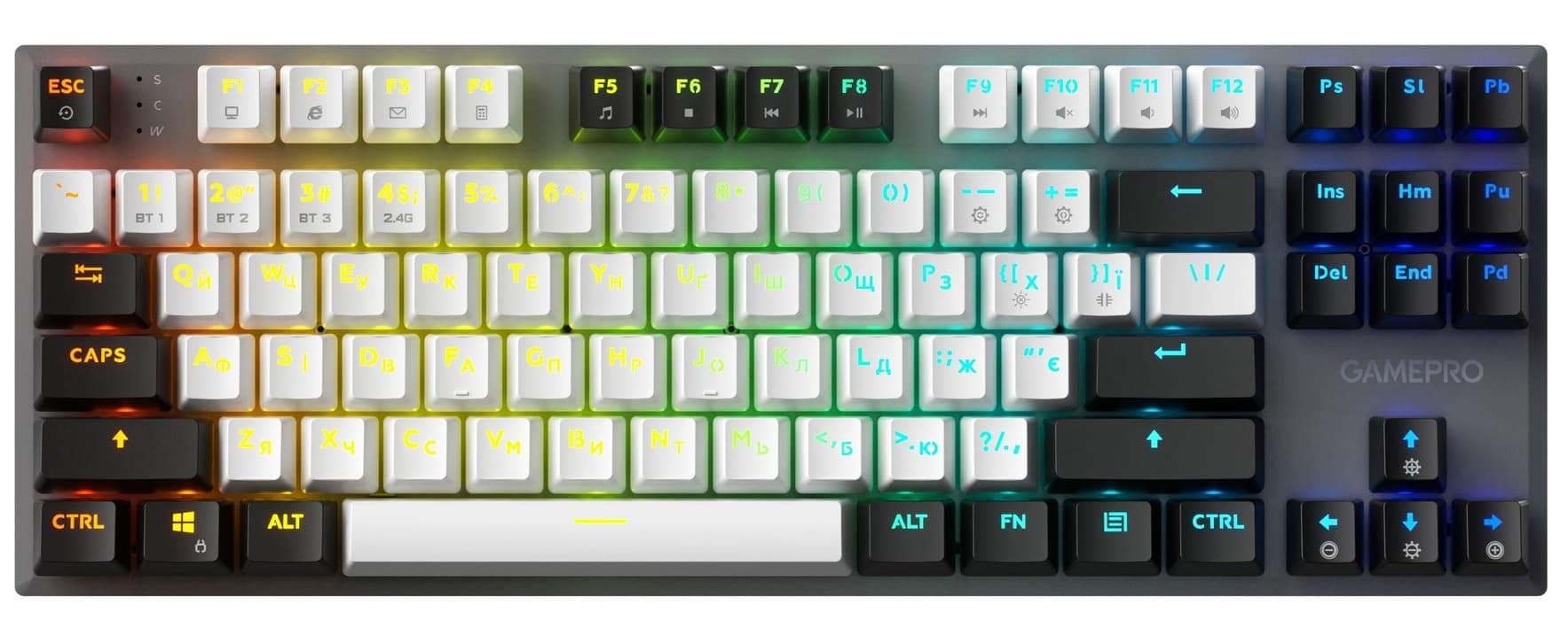 Клавіатура GamePro Genesis Joker Pro (MK124G) 87% Red switches