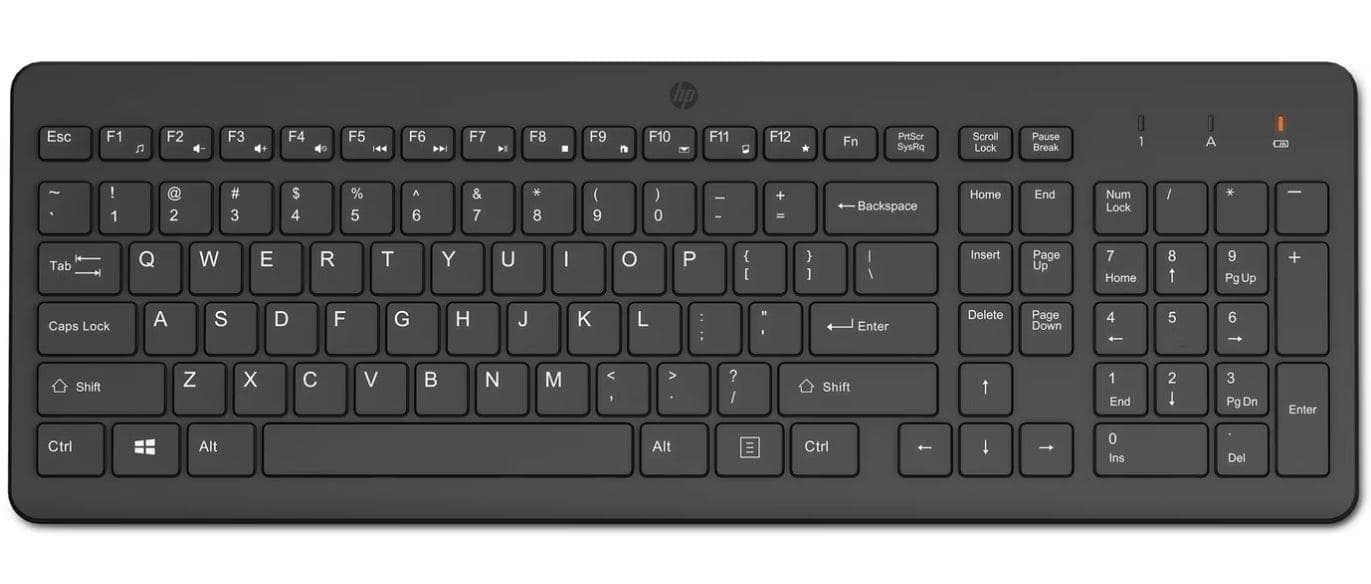 Клавіатура HP 220 Wireless EN/UK Black