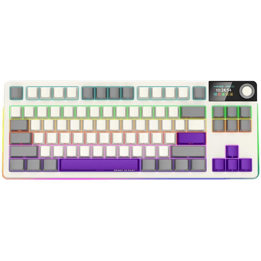 Клавіатура Lorgar KBP70TKLW Wireless Pro TKL EN/UA Beige