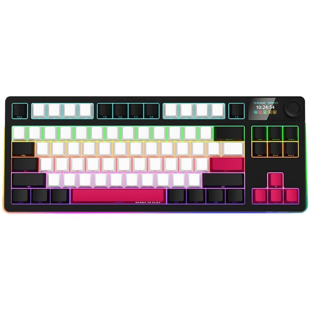 Клавіатура Lorgar KBP70TKLW Pro Wireless TKL EN/UA Black Red
