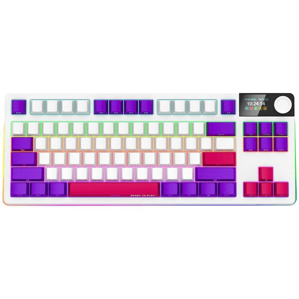 Клавіатура Lorgar KBP70TKLW Pro Wireless TKL EN/UA White
