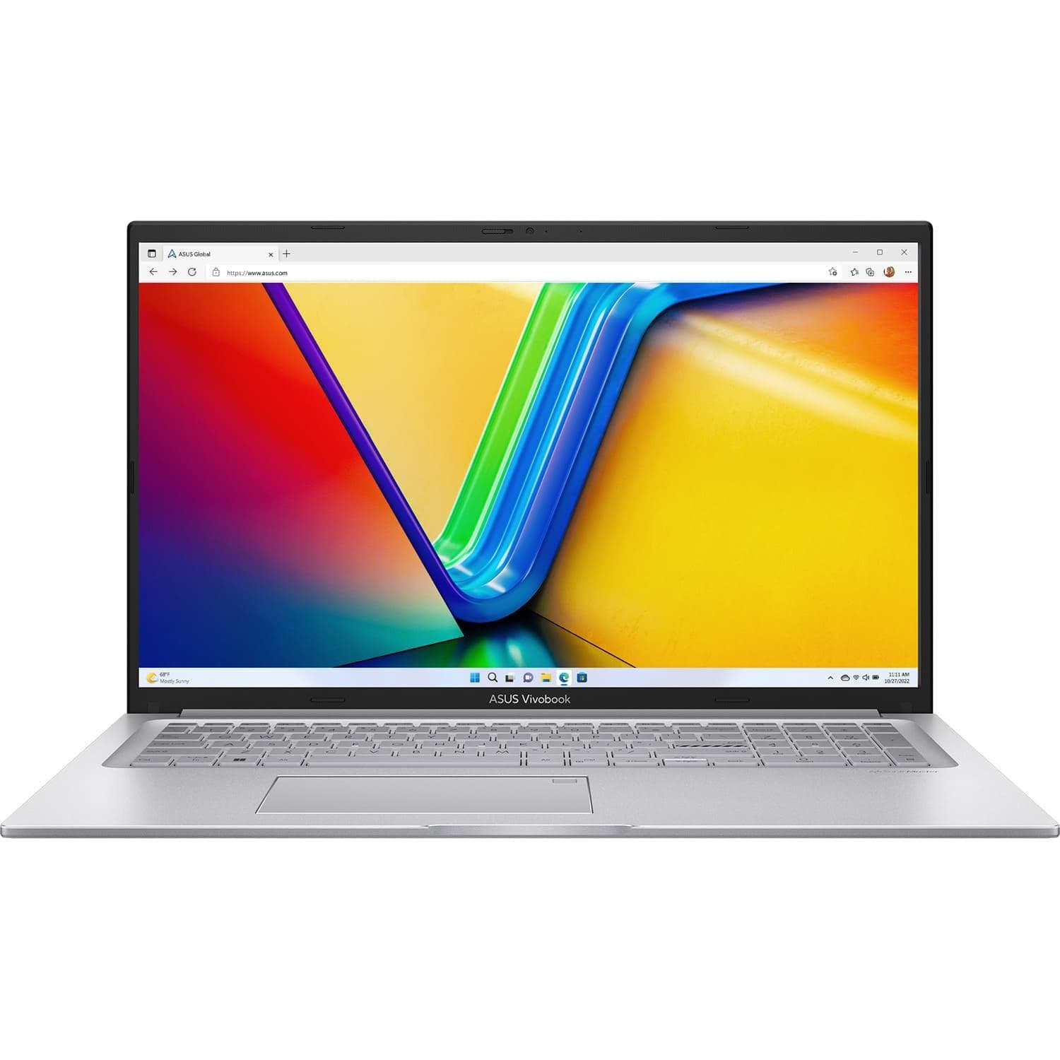 Ноутбук 17 ASUS Vivobook X1704VA-AU663 FHD IPS/Intel U300/16GB/512GB SSD/Intel UHD/DOS/Silver