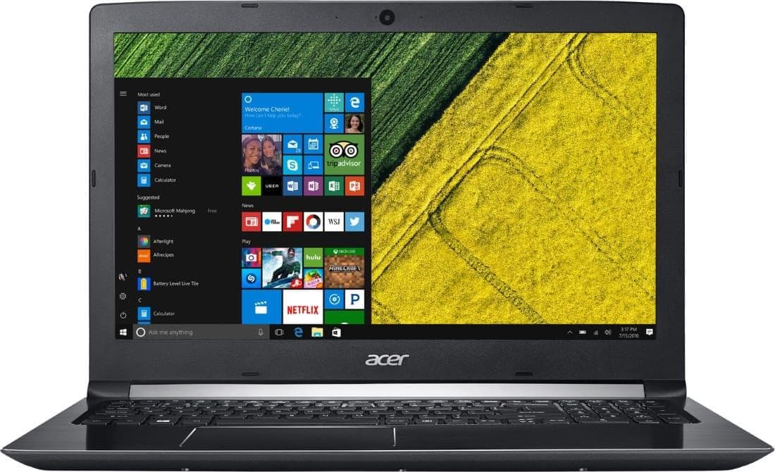 Ноутбук 15.6" Acer Aspire 5 A515-51G-51SL/Intel i5-7200U/8GB/1TB HDD/GF MX130-2/W10H/Black
