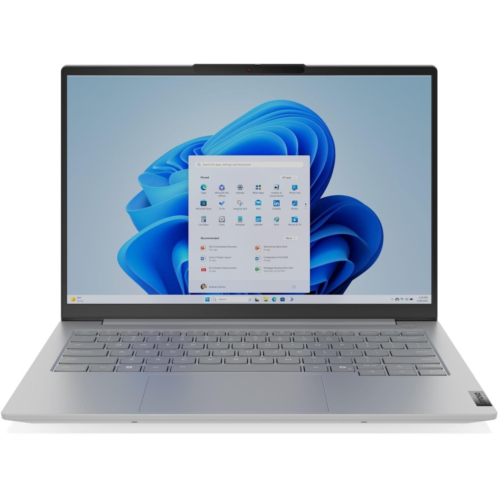 Ноутбук 14 Lenovo ThinkBook 14 G8 FHD IPS 60Hz/i5-13420H/16GB/512 SSD/Intel UHD/W11P/Arctic Grey