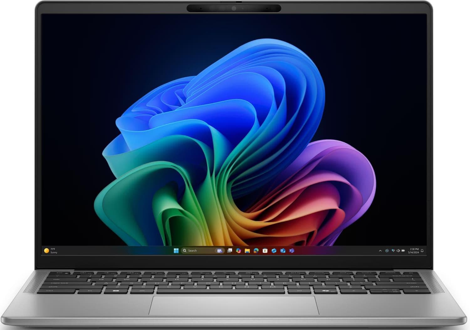 Ноутбук 14 Dell Latitude 7455 14" QHD+ IPS Touch, Snapdragon X Elite X1E-80-100, 16GB, F512GB, Qualcomm Adreno, Win11P, сірий