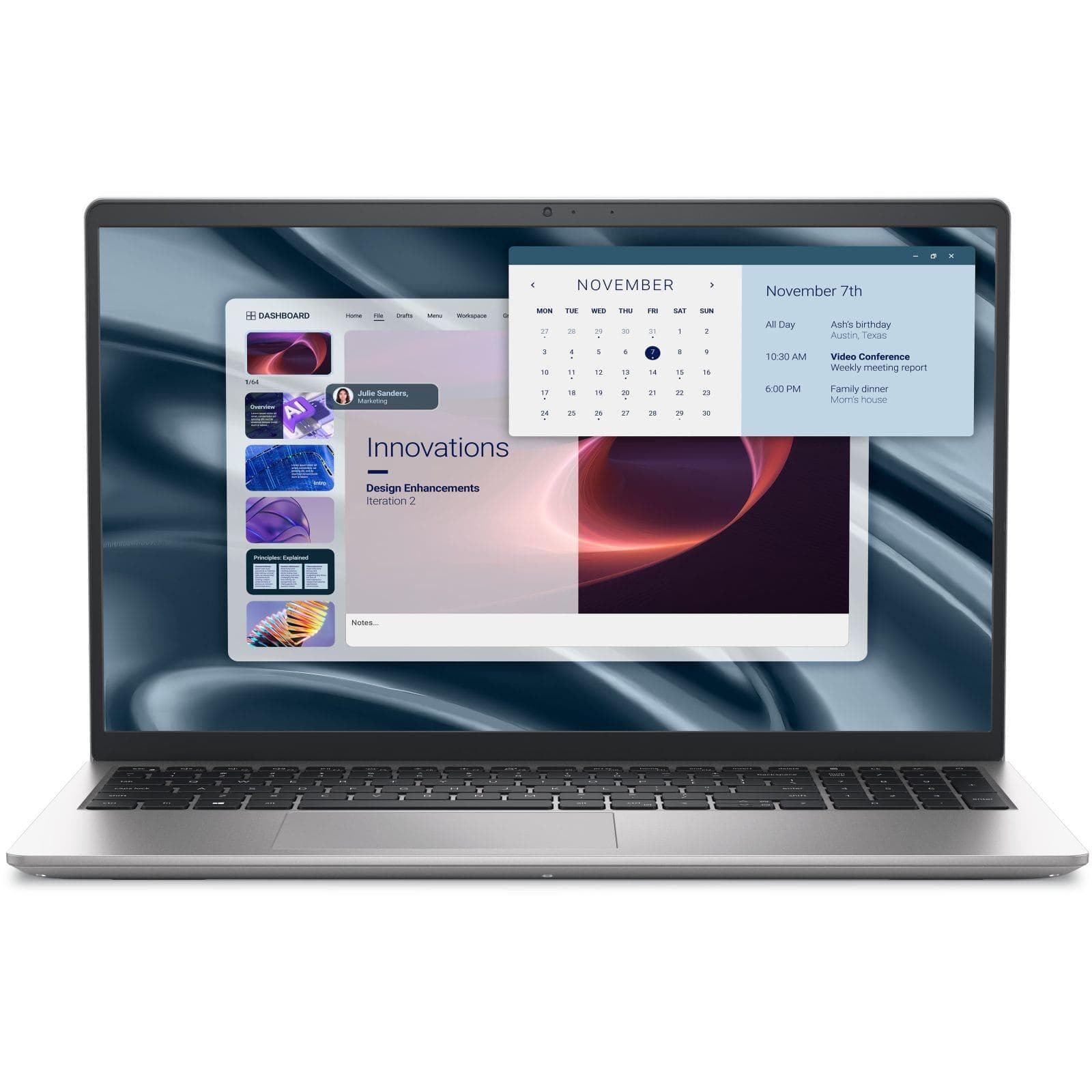 Ноутбук 15.6 Dell Pro 15 Essential FHD/Intel i5-1334U/16GB/1TB/UMA/W11P/Silver