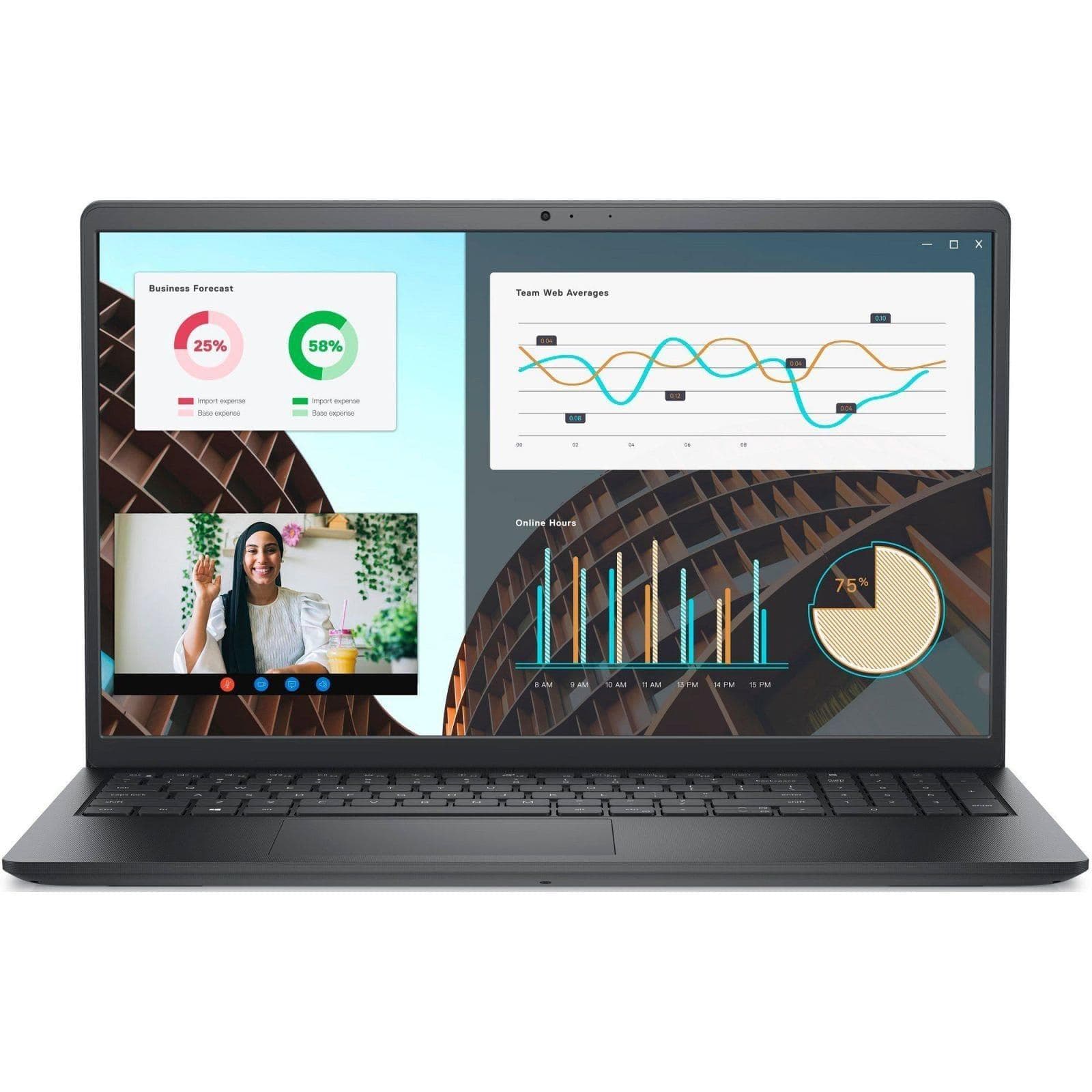 Ноутбук 15.6 Dell Vostro 3530 1920x1080 VA/Intel Core i3-1305U/8GB/512SSD/Intel UHD Graphics/DOS/Black