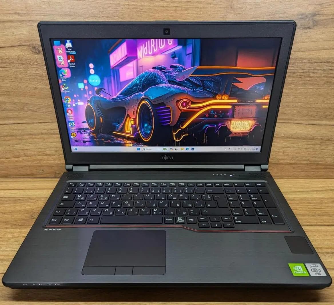 Ноутбук Fujitsu Celsius H7510 15.6" FullHD IPS/Intel Core i7-10850H/32GB DDR4/SSD 512GB/ Nvidia Quadro T1000 4GB/