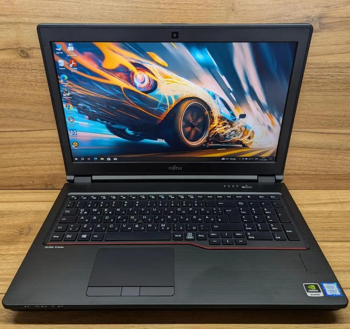 Ноутбук Fujitsu Celsius H780 15.6" FullHD IPS/Intel Core i7-8750H/32GB DDR4/SSD 512GB/ Nvidia Quadro P600 4GB/