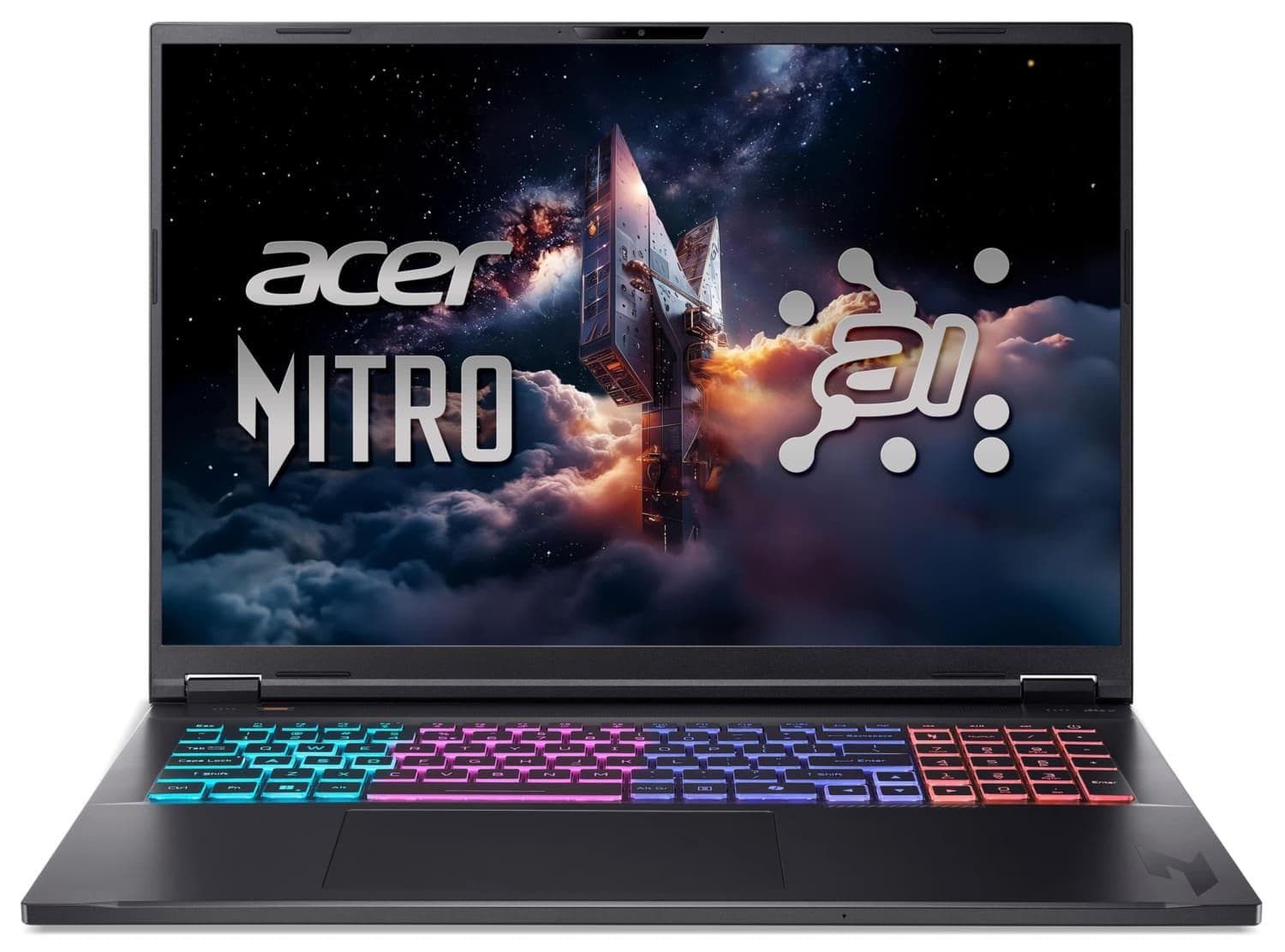 Ноутбук 18 Acer Nitro 18 AN18-61 WQXGA IPS/AMD R7-350/32GB/2TB/RTX 5070 8GB/Linux/Black