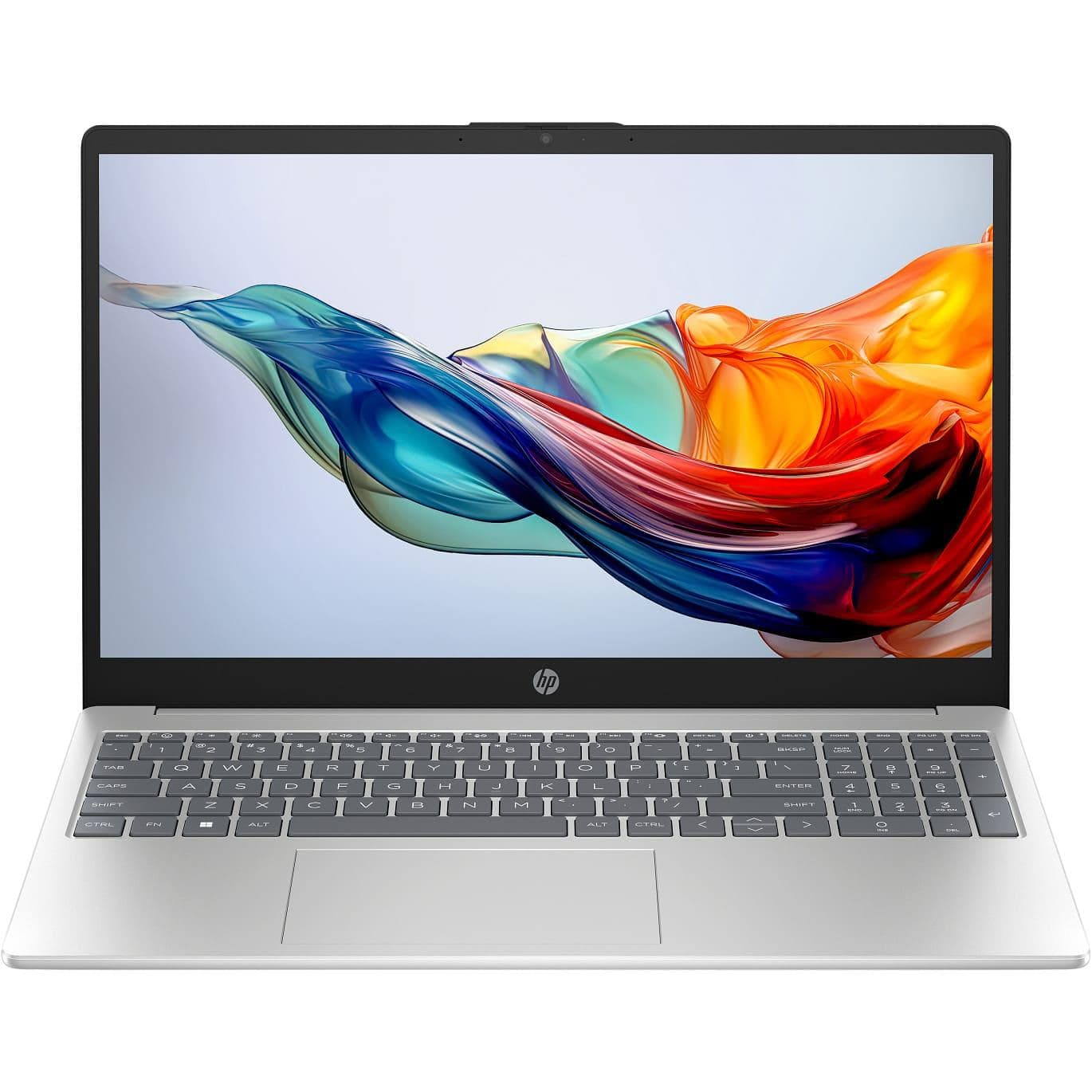Ноутбук 15.6 HP Laptop 15-fc0221ua/Ryzen 7 7730U/16GB/1TB/Radeon/DOS/Natural Silver