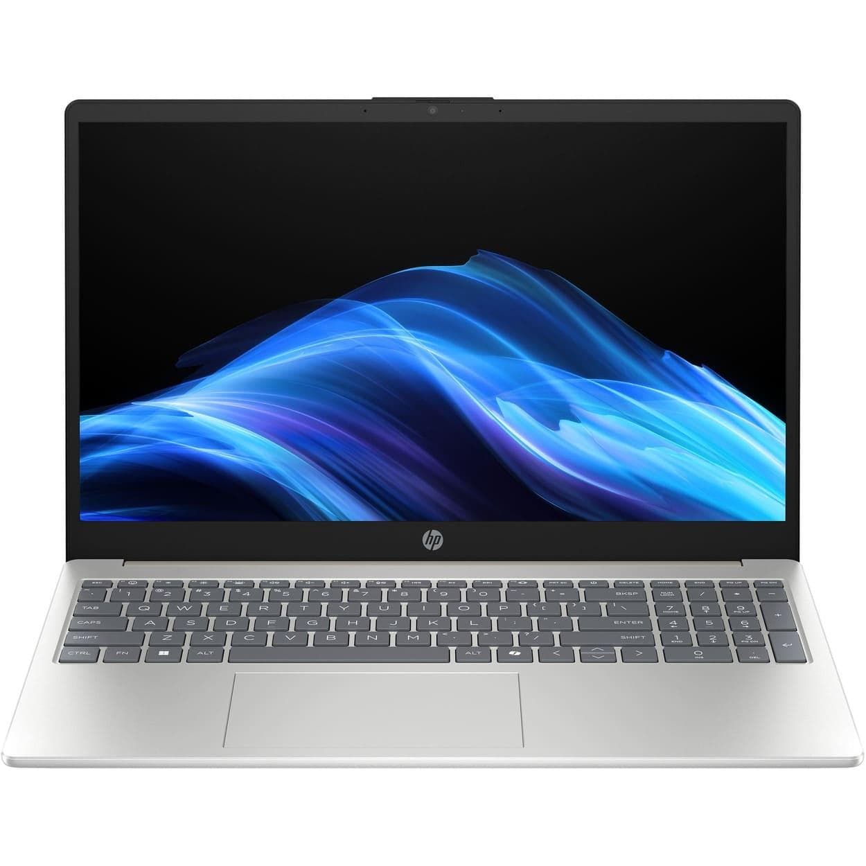 Ноутбук 15.6 HP Laptop AI 15-fd2040ua/Intel U7-255U/32GB/1TB/Intel Graphics/DOS/Natural Silver