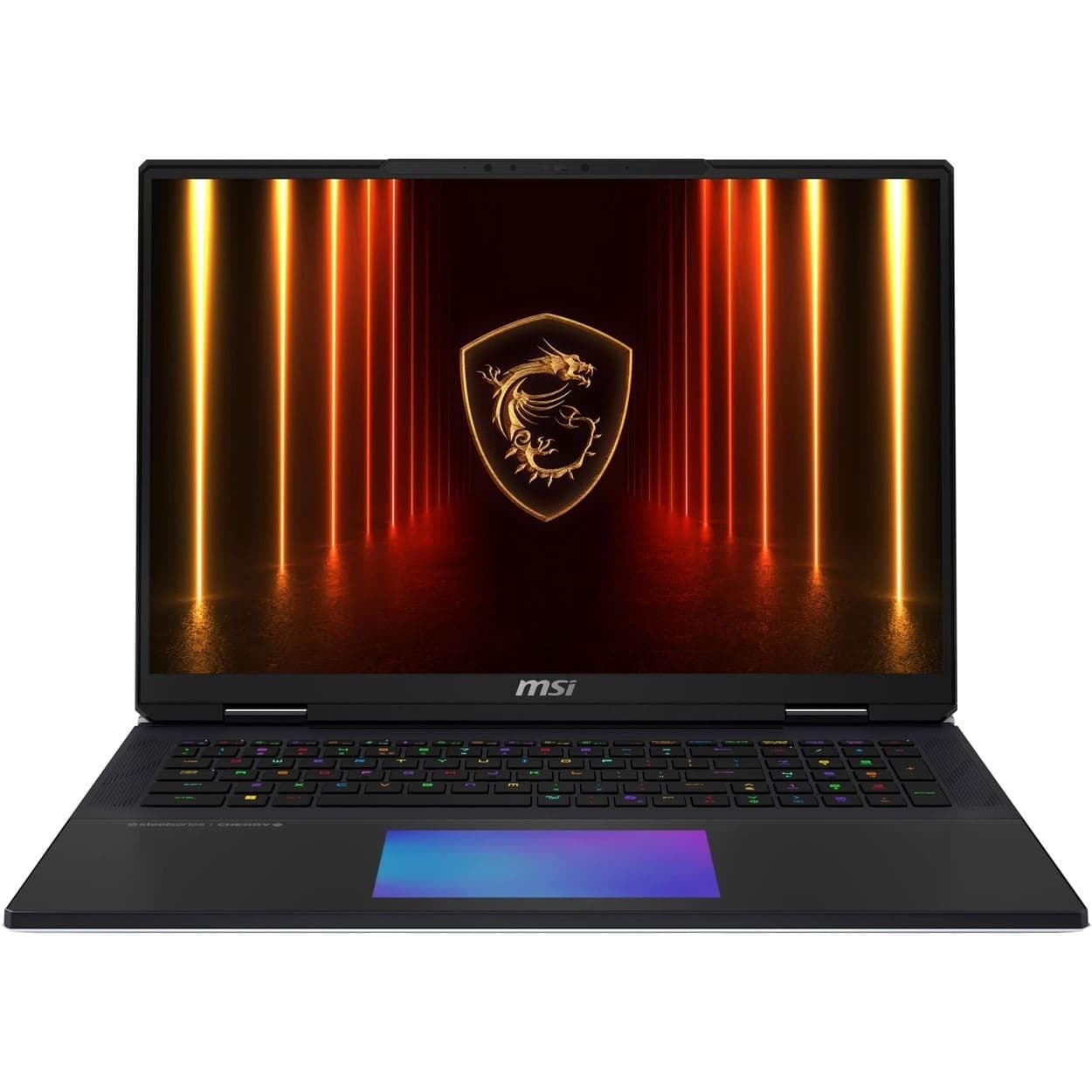 Ноутбук 18 MSI Titan 18 HX AI A2XWIG (A2XWIG-616US) 3840x2400 IPS 120Hz/Intel Ultra 9 285HX/64GB/4TB/RTX 5080 16GB/W11P/Core Black