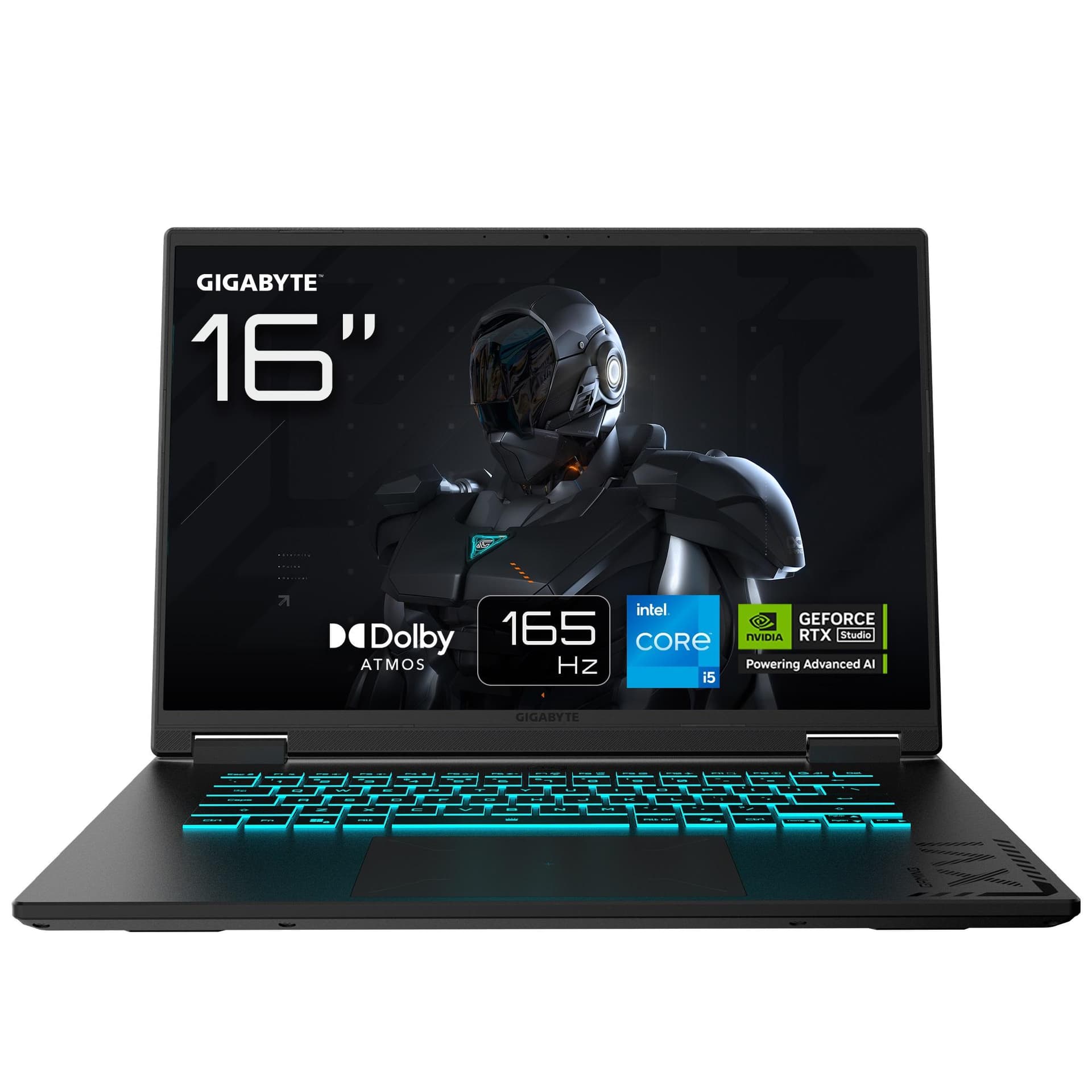 Ноутбук 16 Gigabyte Gaming A16 CTHH3UA893SD WUXGA IPS 165Hz/i5-13420H/16GB/512GB/RTX 5050 8GB/DOS/Black
