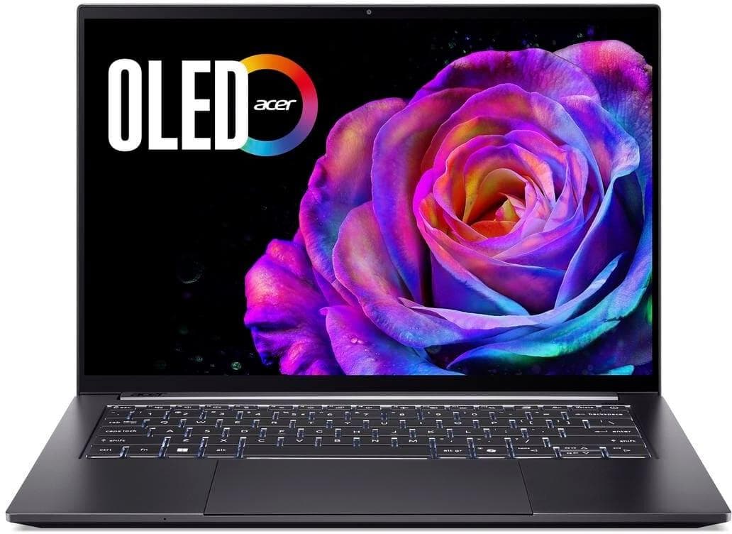 Ноутбук 14.5 Acer Swift X 14 SFX14-73G 2.8K OLED/Intel U9-285H/32GB/2TB/RTX 5070 8GB/W11/Gray