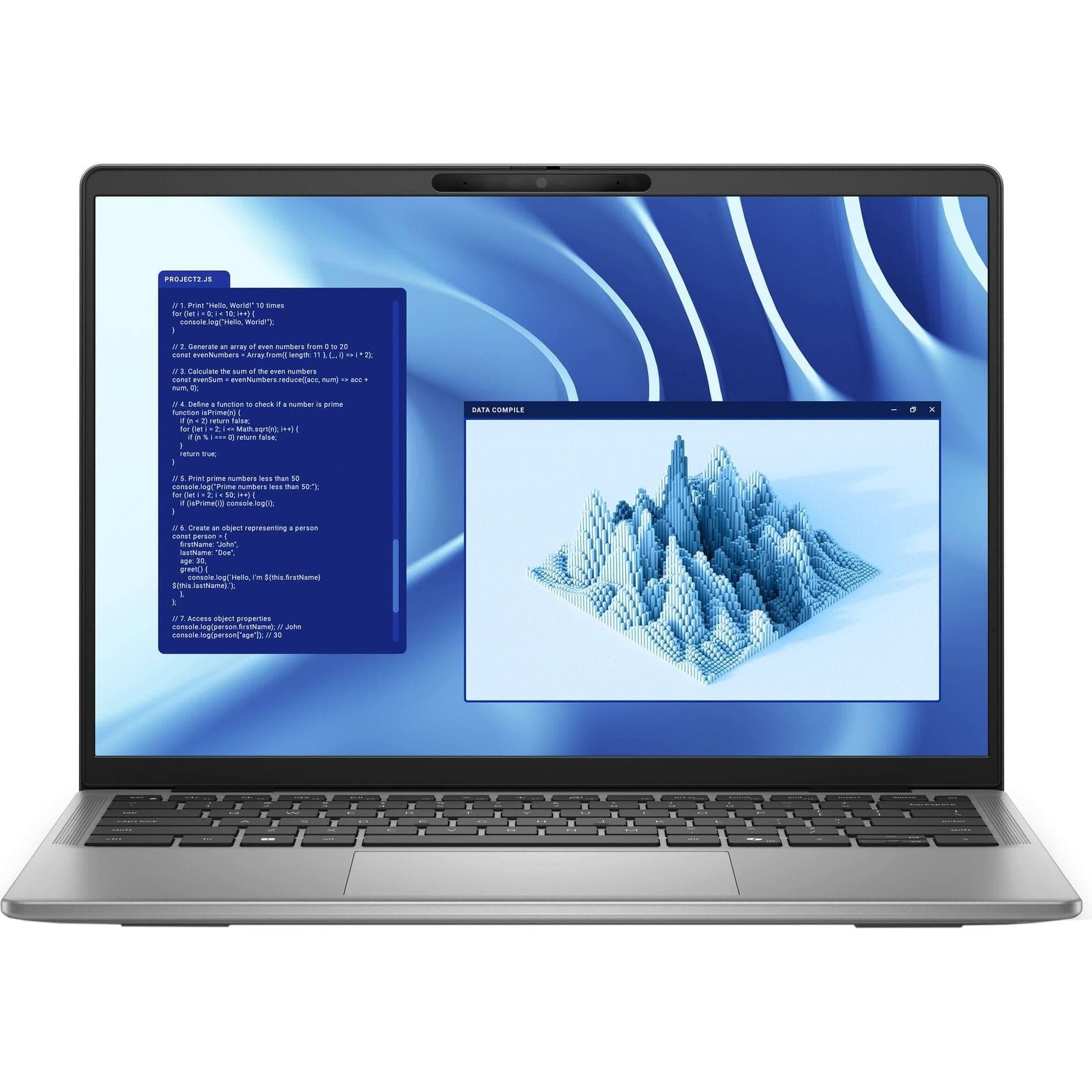 Ноутбук 14 Dell Latitude 7455 QHD+ Touch/Snapdragon X Plus 10C/16GB/512SSD/UMA/W11P