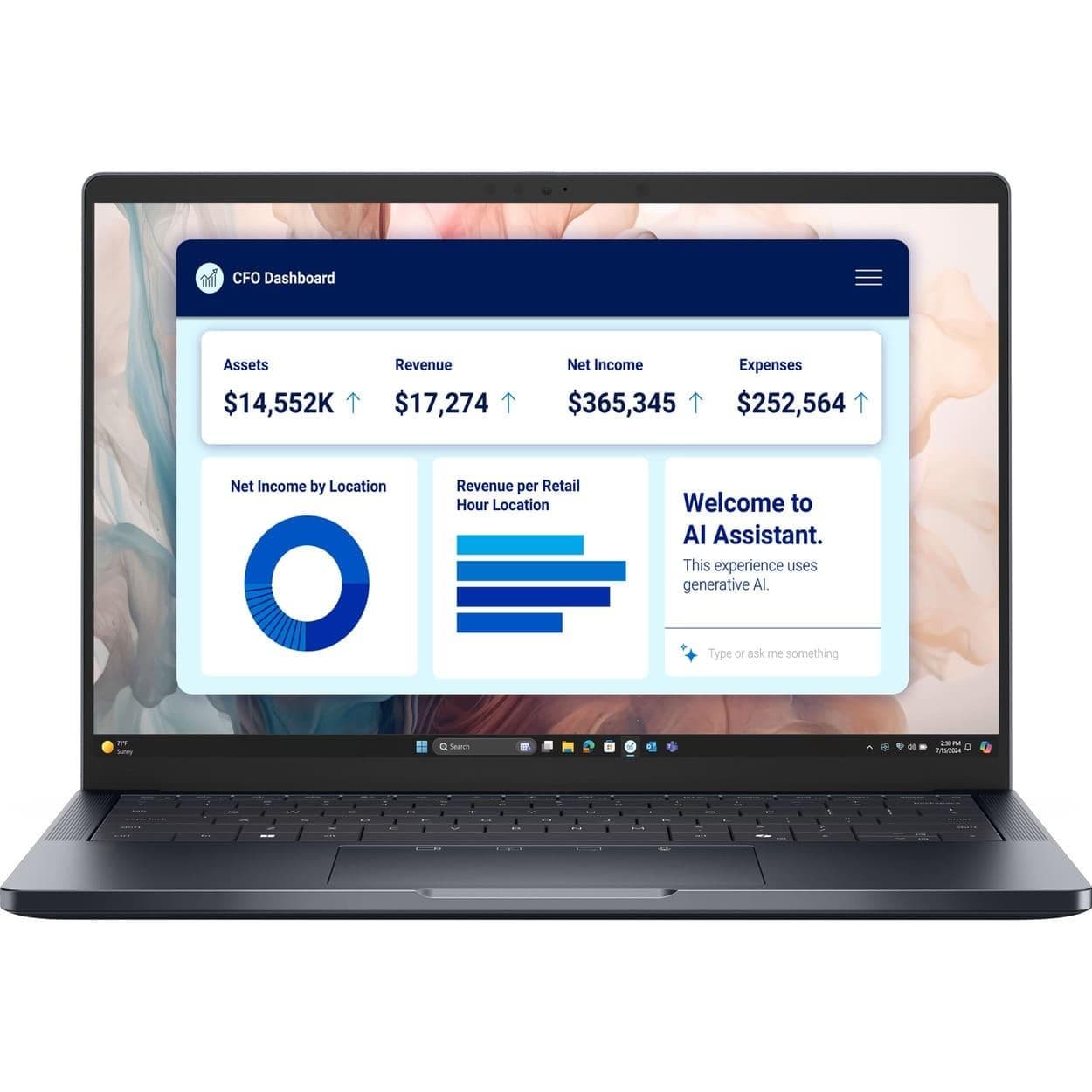 Ноутбук 14 Dell Pro 14 Premium PA14250 FHD+/Intel U7-268V/32GB/512SSD/Intel Arc/W11P