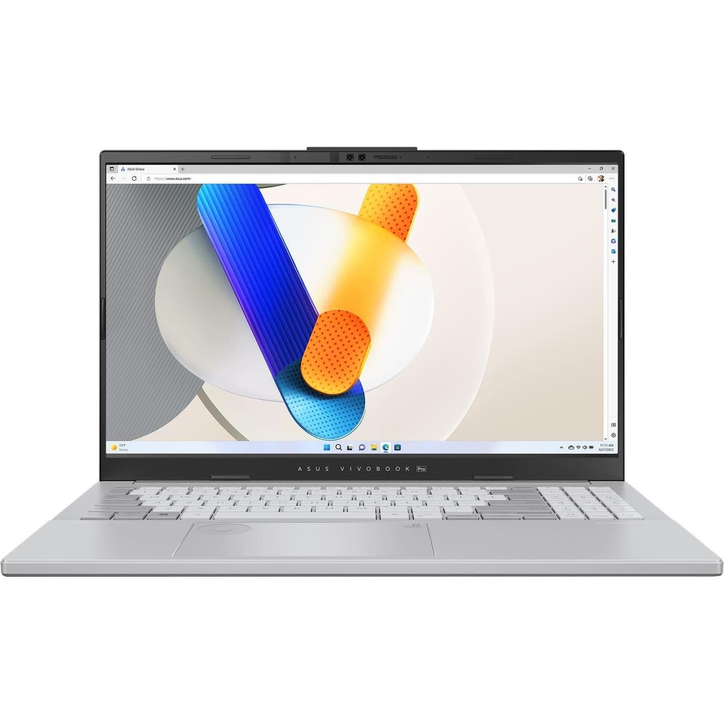Ноутбук 15.6" ASUS Vivobook Pro 15 OLED (N6506CU-MA018) Intel Ultra 7 255H/16GB/SSD1TB/GF RTX 4050-6GB/DOS/Silver