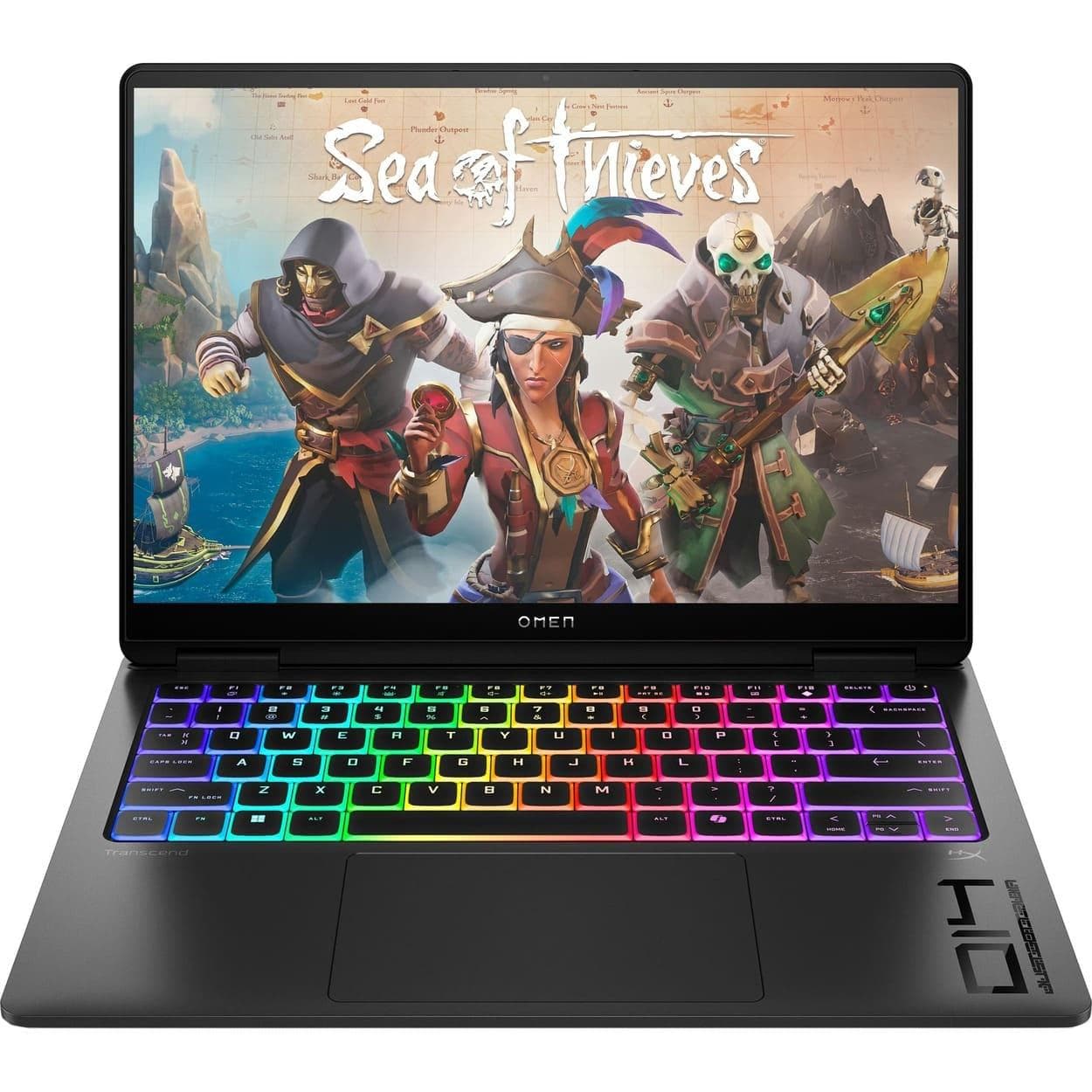 Ноутбук 14 HP OMEN Transcend 14-fb1002ua 3K OLED/Intel U9-285H/64GB/2TB/RTX 5070 8GB/DOS/Black