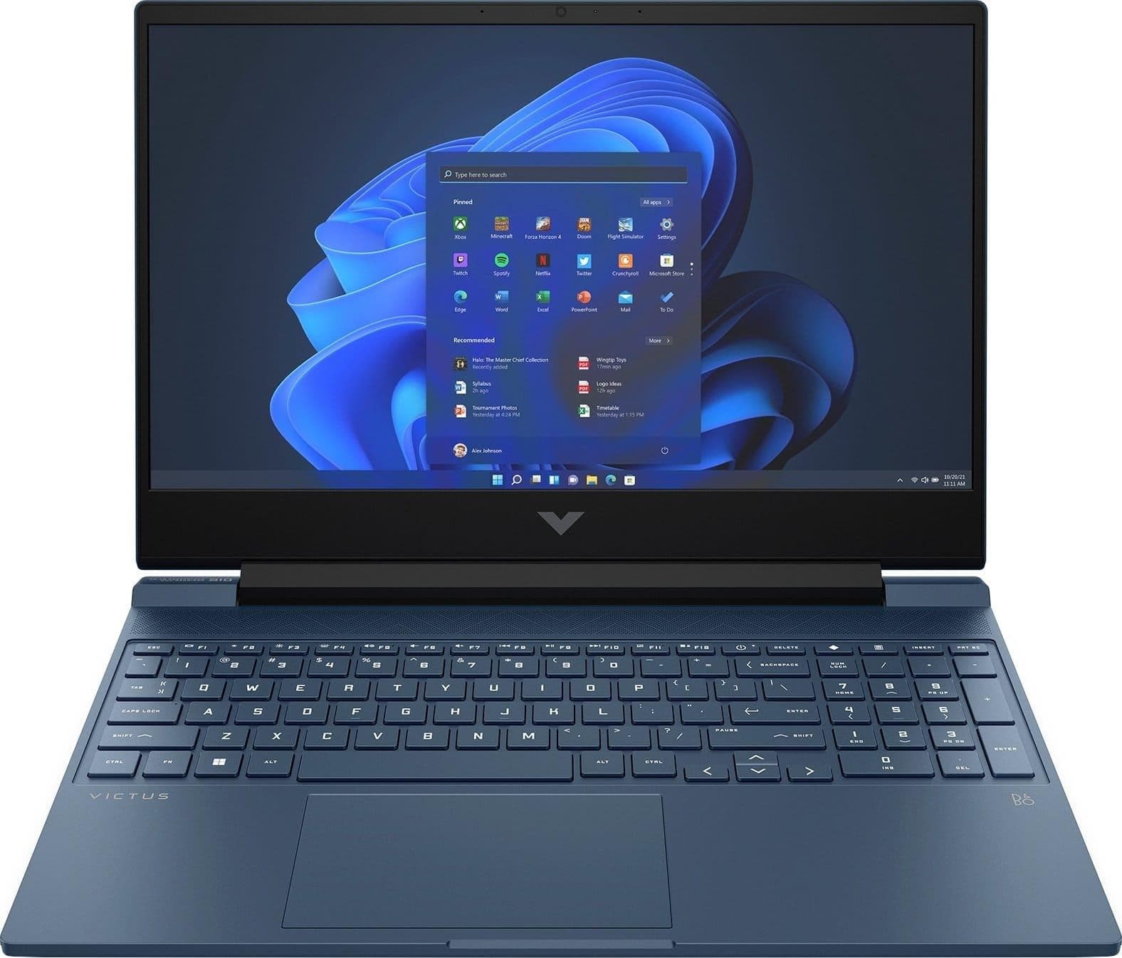 Ноутбук 15.6 HP Victus 15-fb3018ua FHD IPS/Ryzen AI 5-340/24GB/1TB/RTX 5050 8GB/DOS/Blue